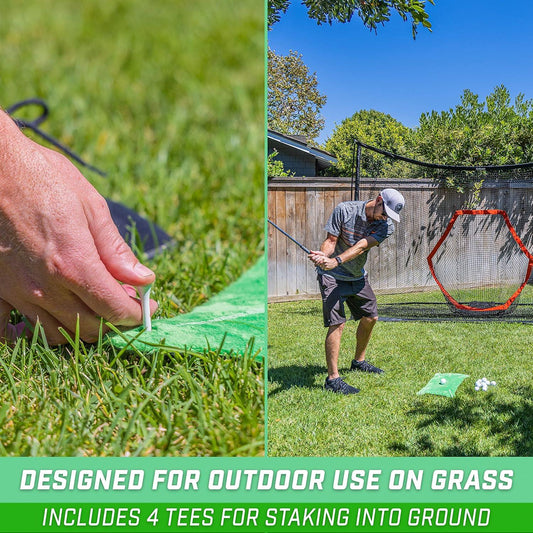 olf Swing Impact Training Mat - Fix Hooks, Slices, and More - Choose Indoor or Outdoor Swing Spot Mat - Kapler Sports