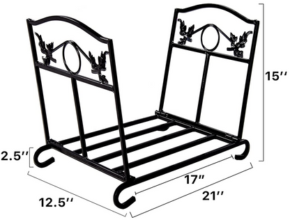 Fireplace Log Holder Wood Rack Indoor Indoor Fireplace Accessories Decorations Log Rack Storage Fire