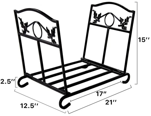 Fireplace Log Holder Wood Rack Indoor Indoor Fireplace Accessories Decorations Log Rack Storage Fire - Kapler Sports