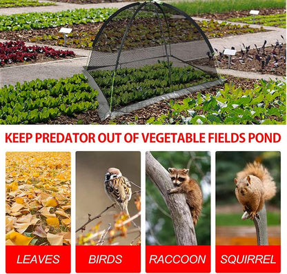 Kapler 19x2 FT Pond Cover Net vegetable plot Cover Net with Storage Bag