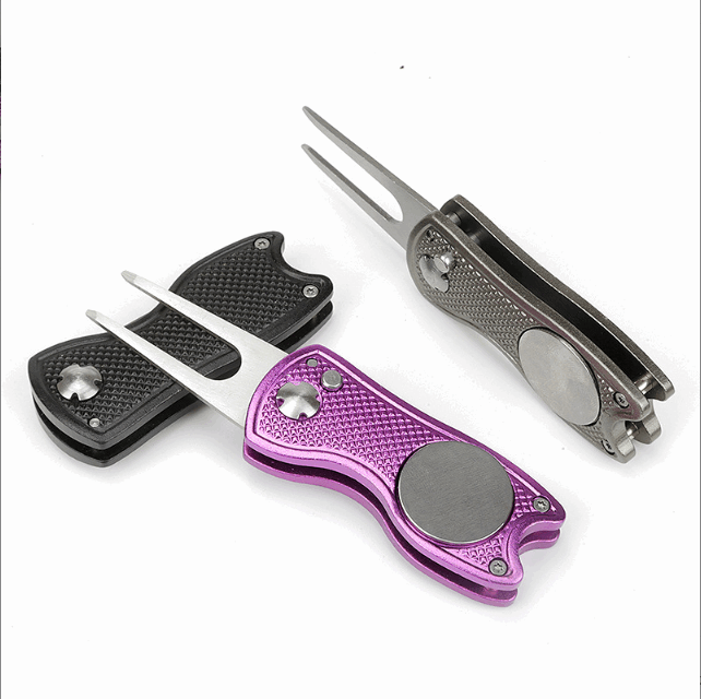 Foldable Stainless Steel Golf Green Folk | Kapler Sports