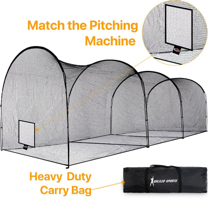 Kapler Baseball Practice Cage 33X12X10ft