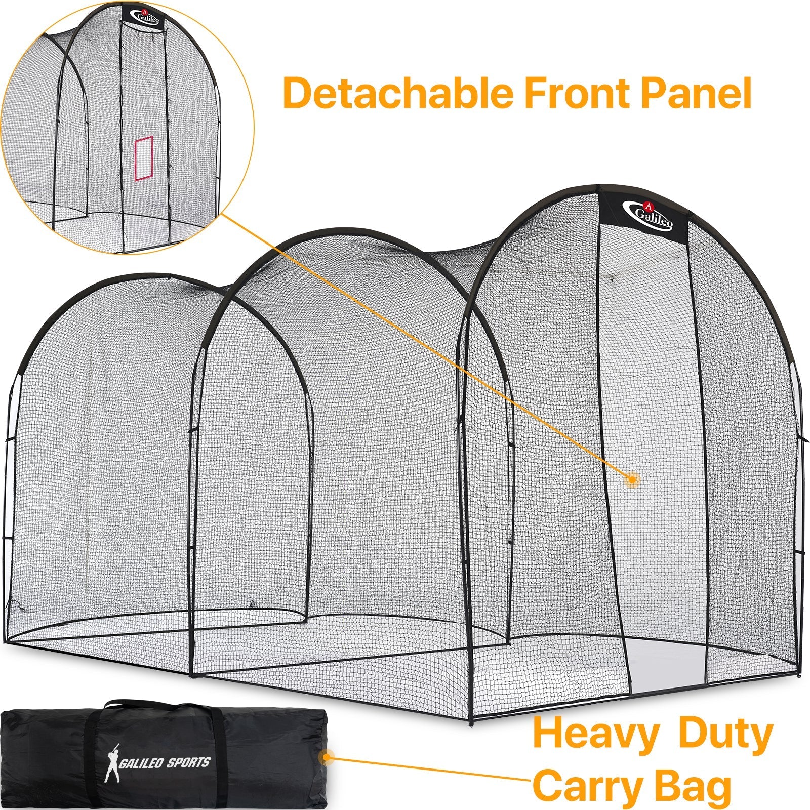 Kapler Sports Baseball Cage 16X10X10ft