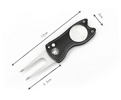 Foldable Stainless Steel Golf Green Folk | Kapler Sports