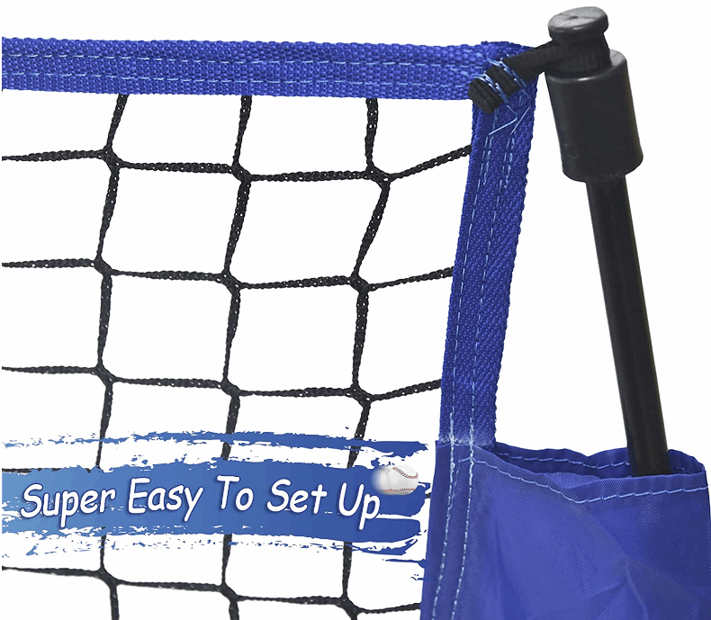 Kapler L-Shaped Softball relacement Pitching Screen 7X7ft