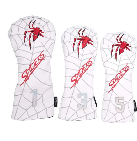 Spider Exquisite Embroidery Pattern Golf Putter Head Cover