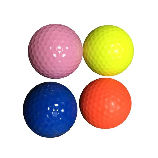 One Dozen Random Color Colorful Indoor Present Golf Ball