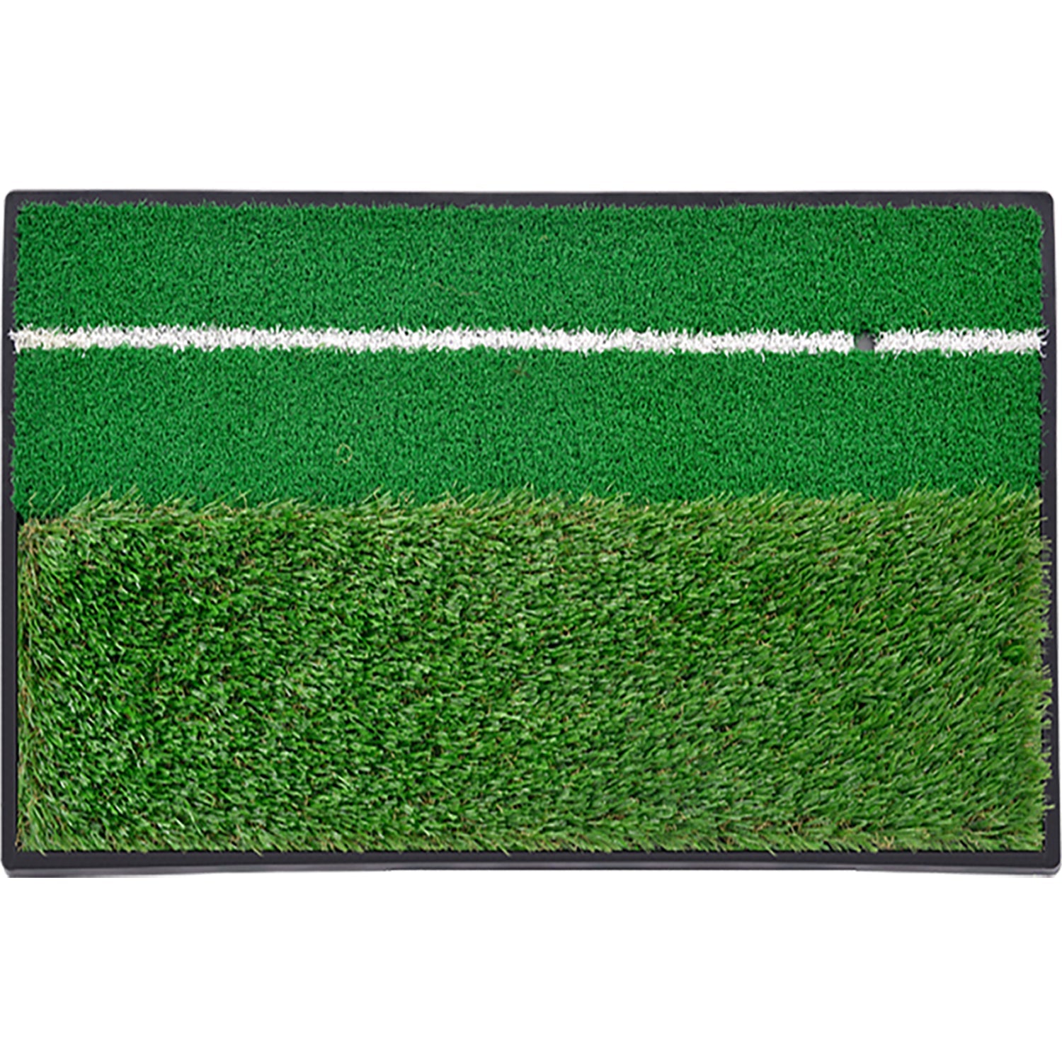 Kapler Sports Golf Hitting Mats Golf Turf Putting Grass Mat Golf Training Practice Turf with Tee Equipment | 12''x24''