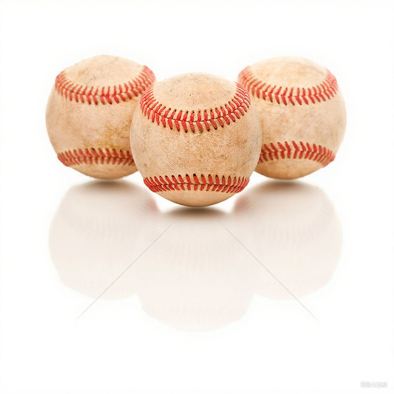 Rarapop Blank Standard Baseball Balls three