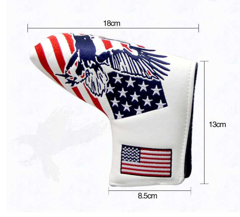 The Stars and Stripes Golf Putter Head Cover | Kapler Sports - Kapler Sports