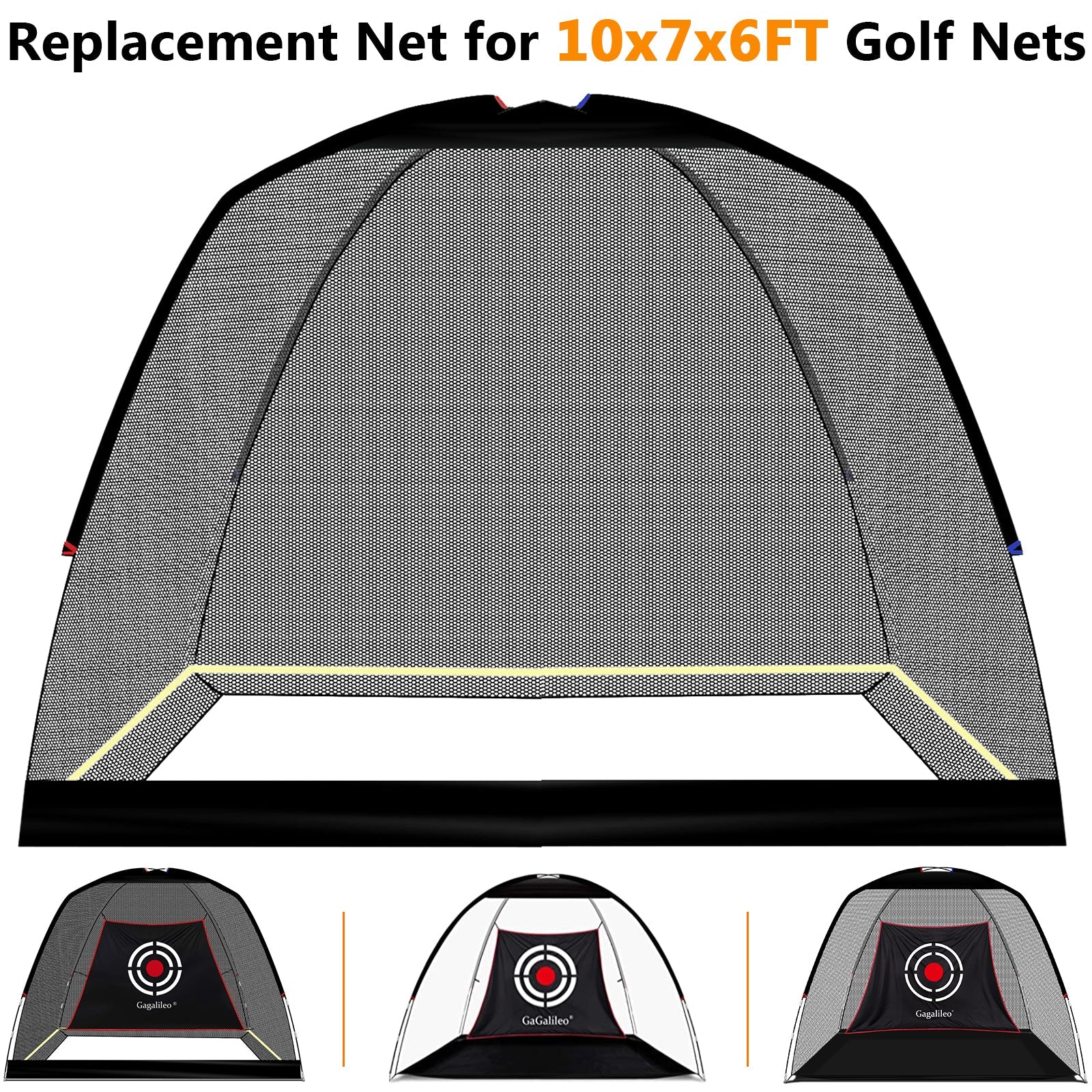 golf replacement net 10x7x6ft