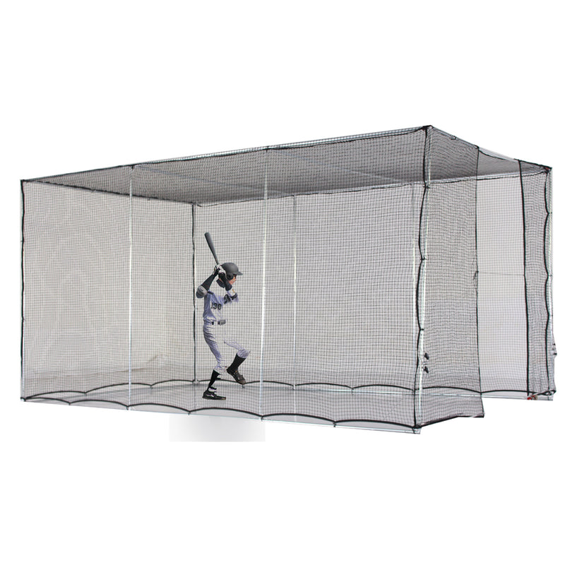 Baseball Batting Cage，Batting Cage Backyard Training Net for Baseball Softball, with Wheels Rolling | Kapler