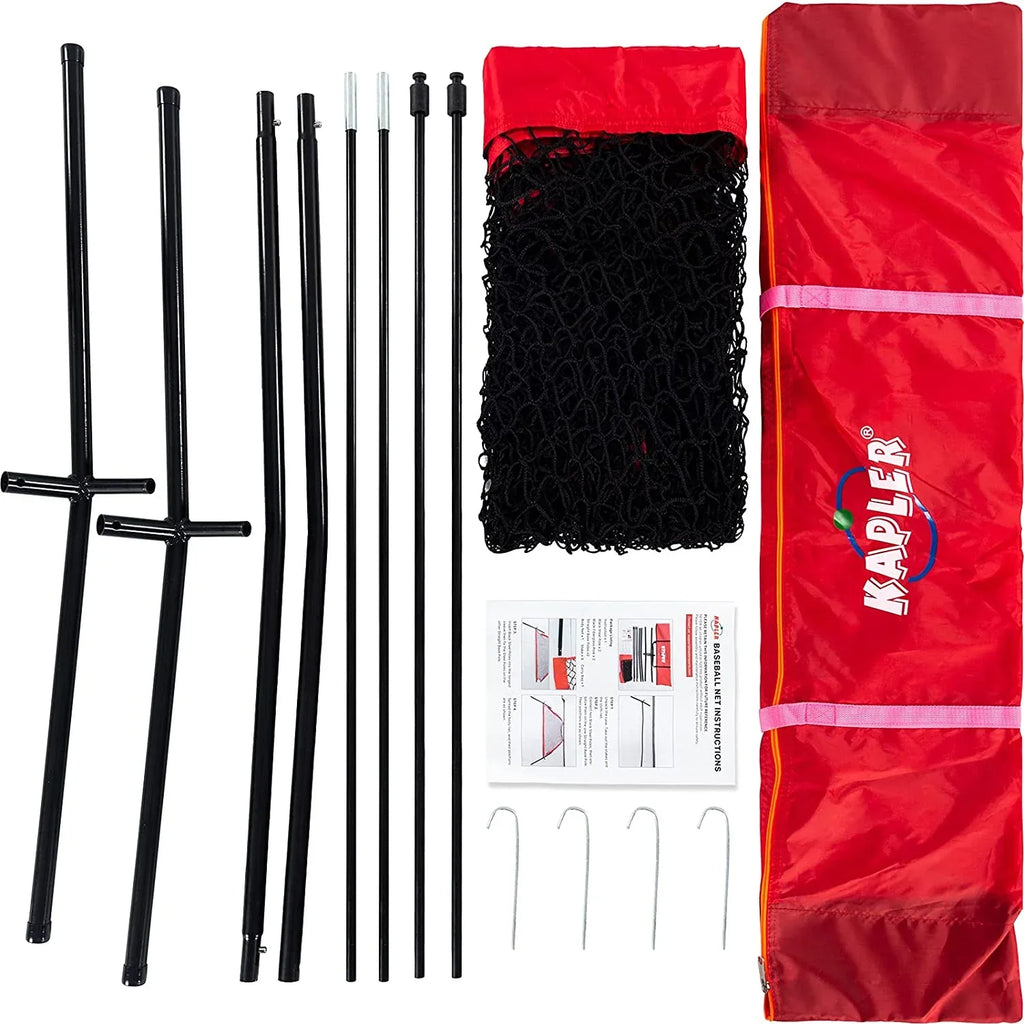 Baseball Screen A-Frame, 7X7FT Pitching Screen Baseball Softball Training Net with A Carry Bag | Kapler - Kapler Sports