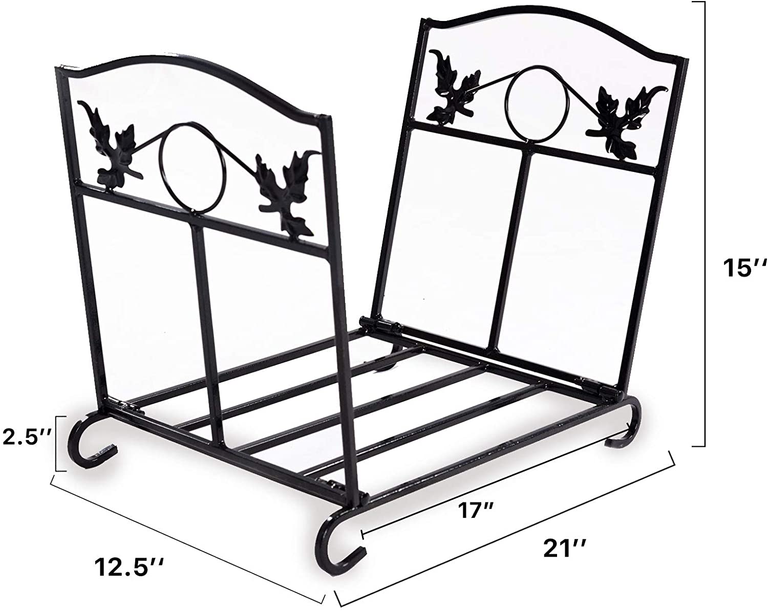 Kapler Foldable Fireplace Wood Rack Log Holder