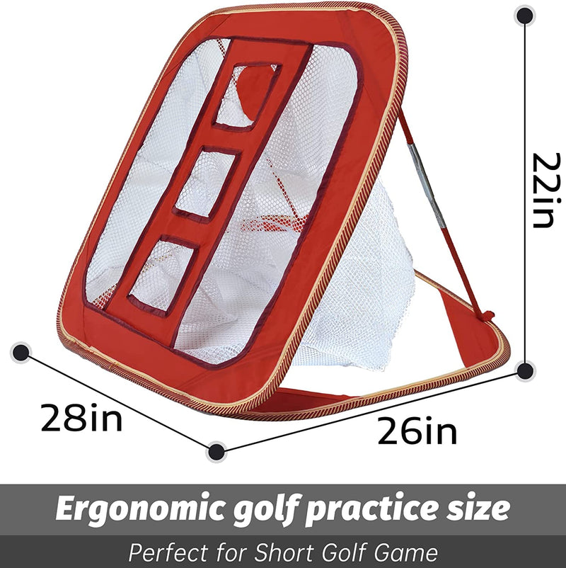Golf Practice Chipping,Golf Net Practice Indoor,Portable Chipping Target,Chipping Practice with Carry Bag,Chipping Net for Outdoor