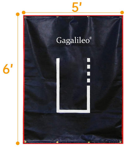 Kapler Baseball Pitching Backstop with Strike Zone (6X5FT)