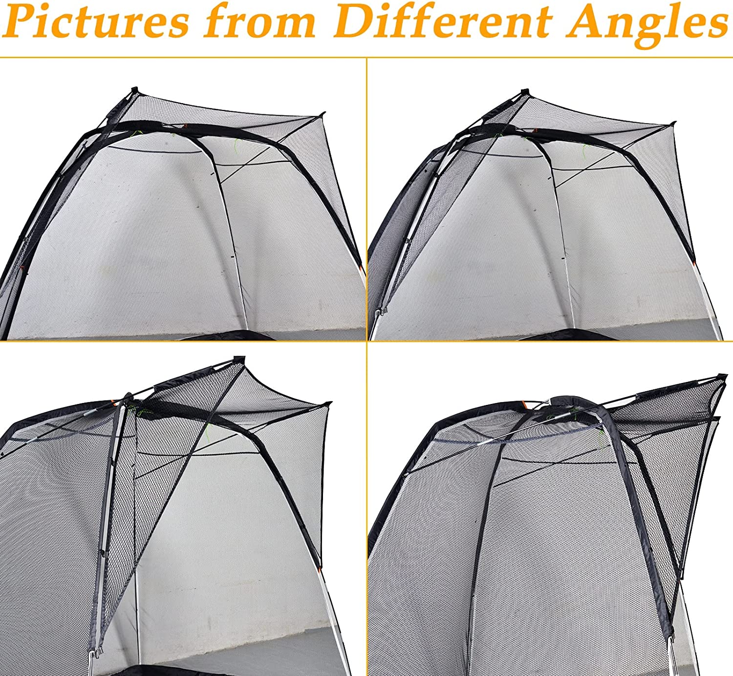 Kapler 17x6in Golf Net Roof Attachment for 12x7x6ft Golf Net