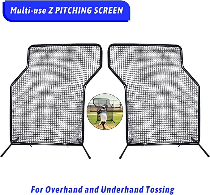 Kapler Z Frame Pitcher's Screen Safety Protective in Baseball Softball Practice | Kapler