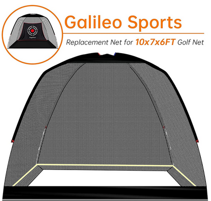 Kapler Golf Net Only, 10x7x6ft Golf Net Replacement