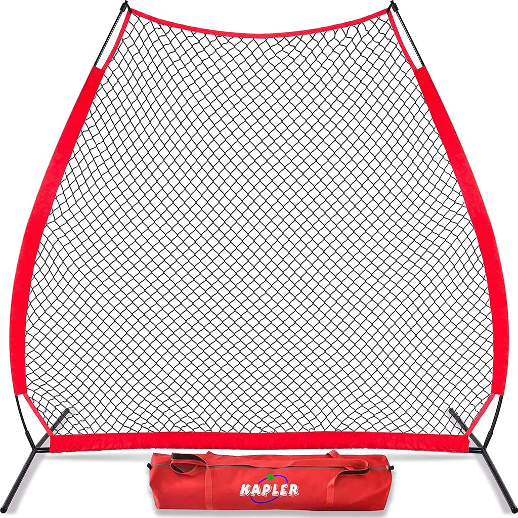 Baseball Screen A-Frame, 7X7FT Pitching Screen Baseball Softball Training Net with A Carry Bag | Kapler - Kapler Sports