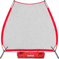 Baseball Screen A-Frame, 7X7FT Pitching Screen Baseball Softball Training Net with A Carry Bag | Kapler - Kapler Sports
