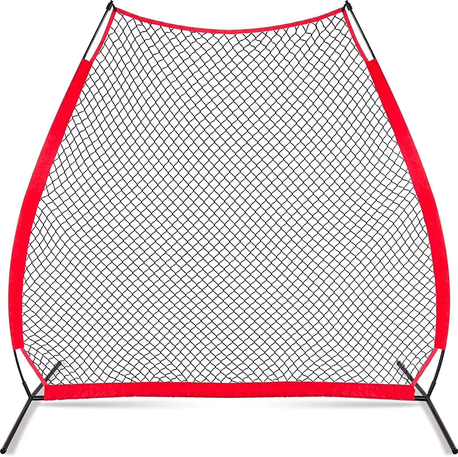 Baseball Screen A-Frame, 7X7FT Pitching Screen Baseball Softball Training Net with A Carry Bag | Kapler - Kapler Sports