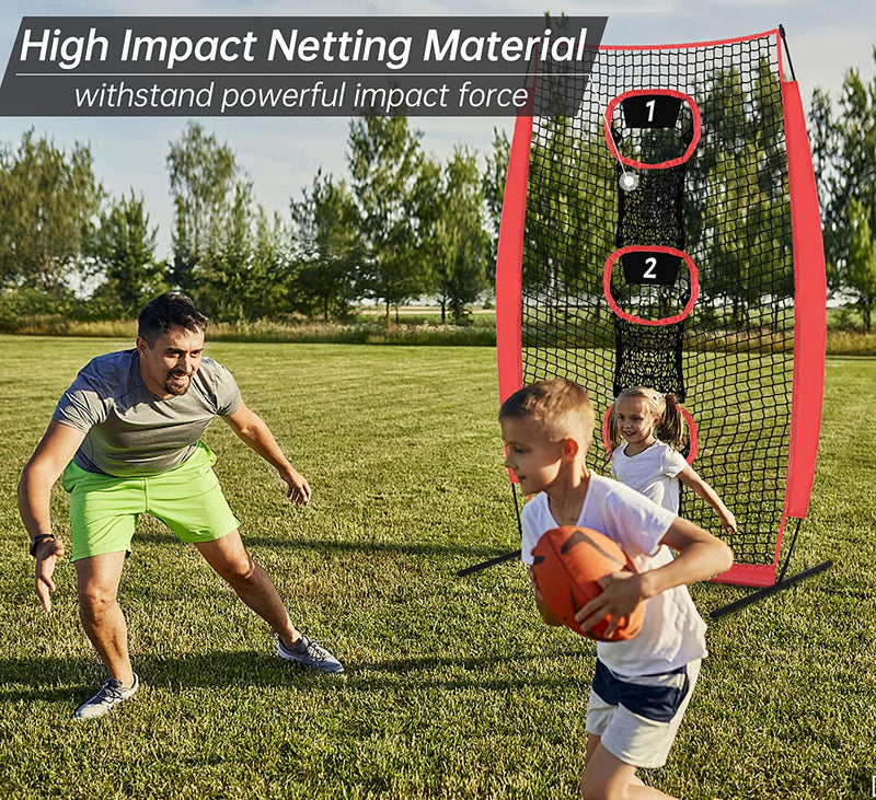 Football Kicking Cage,Football Net,Football Throwing Net,Football Target Net,Football Training Equipment for Backyard,Mutil-Sports Availble