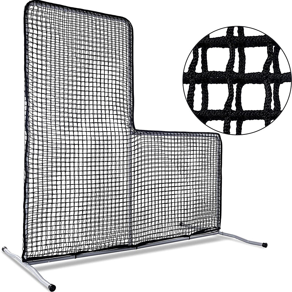 Kapler Baseball/Softball Hitting Protective L Screen | 7X7FT