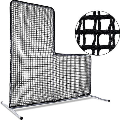 Kapler Baseball/Softball Hitting Protective L Screen | 7X7FT