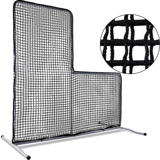Kapler Baseball/Softball Hitting Protective L Screen | 7X7FT