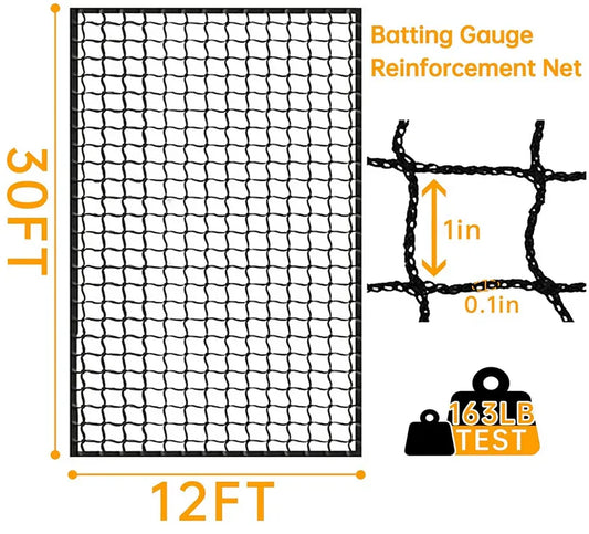 Kapler Baseball Batting Cage Replacement Net - Kapler Sports