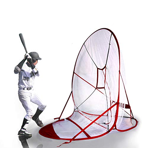 Baseball Softball Pitching Screen, Baseball Softball Protective Screen with L Screen White | Kapler