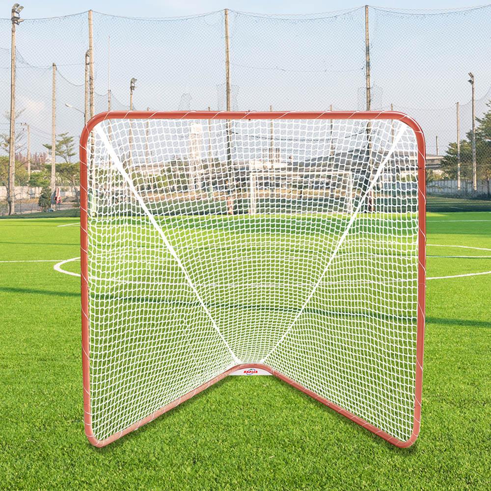 Kapler Portable Lacrosse Net with Steel Frame | 6' x 6' | - Kapler Sports