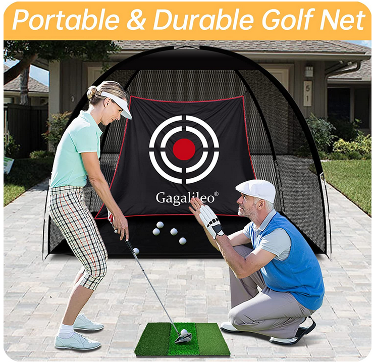 Golf Net,Golf Net Backyard Driving,Golf Driving Range,Golf Swing Net,Heavy Duty Golf Practice Net,Golf Practice Hitting Net,Quick Setup Golf Net with Target Cloth and Carry Bag
