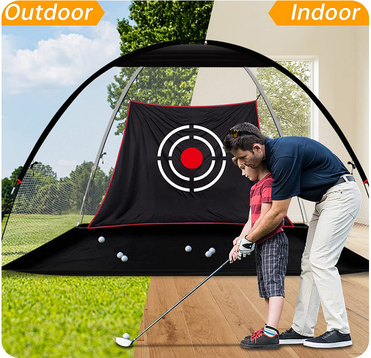 Kapler Portable Golf Net for Hitting Driving Golf Practice Nets 12x7FT